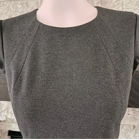 Lafayette 148 Black Sheath Dress Cap Sleeve Stretch Career Size 4 - Picture 10 of 10